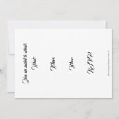 Einladung - Willkommen in meinem Tisch (Rückseite)