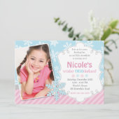 Einladung Winter Onederland (Stehend Vorderseite)