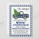 Einladung Winter Onederland | LKW-Einladung (Vorderseite)
