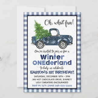 Einladung Winter Onederland | LKW-Einladung