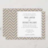 Einladung| Zickzack Einladung (Vorne/Hinten)