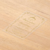 Einladung zu Acrylic Quinceanera (Ablage )