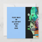 Einladung zu Akustikgitarre-Jazz (Rückseite)