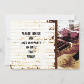 Einladung zu Akustikgitarre-Jazz (Rückseite)