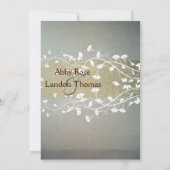 Einladung zu antiken Hochzeiten (Rückseite)