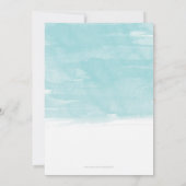 Einladung zu Aquarellsand-Dollar (Rückseite)