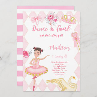 Einladung zu Ballerina 8. Geburtstag