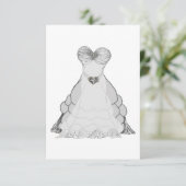 Einladung zu Ballgown (Stehend Vorderseite)