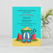 Einladung zu Beach Play (Stehend Vorderseite)