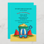 Einladung zu Beach Play (Vorne/Hinten)