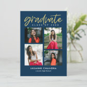 Einladung zu besonders Coolen bearbeitbaren Abschl (Stehend Vorderseite)