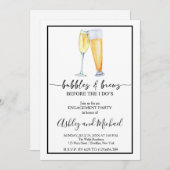 Einladung zu Blasen- und Brauen-Engagement (Vorne/Hinten)