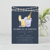 Einladung zu Blasen- und Brauen-Engagement (Stehend Vorderseite)