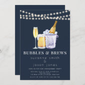 Einladung zu Blasen- und Brauen-Engagement (Vorne/Hinten)