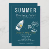 Einladung zu Bootsfahrten (Vorne/Hinten)