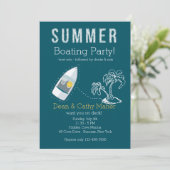 Einladung zu Bootsfahrten nach Maß (Stehend Vorderseite)