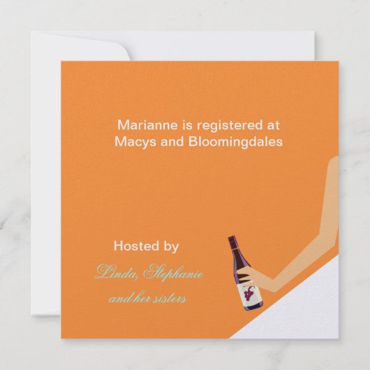 Einladung zu Braun (Rückseite)