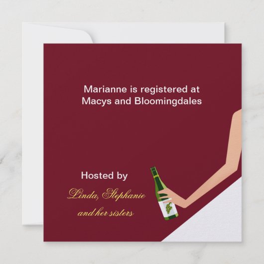 Einladung zu Braun (Rückseite)