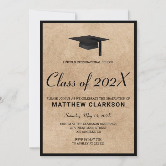 Einladung zu Braunpapier (Vorderseite)