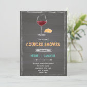 Einladung zu Chalkartonwein (Stehend Vorderseite)