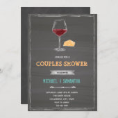 Einladung zu Chalkartonwein (Vorne/Hinten)