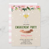 Einladung zu Champagner-Gesprächsfeier (Vorne/Hinten)