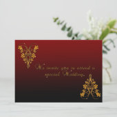 Einladung zu Classy Wedding (Stehend Vorderseite)