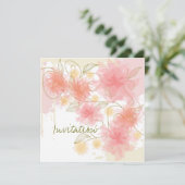 Einladung zu delikaten Blume (Stehend Vorderseite)