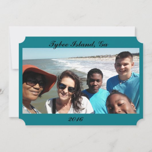 Einladung zu den Ferien des nächsten Jahres (Vorderseite)