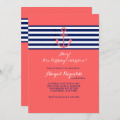 Einladung zu den nautischen Farben (Vorne/Hinten)