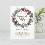 Einladung zu den Winterfeiertagen (Stehend Vorderseite)