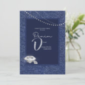 Einladung zu Denim und Diamanten (Stehend Vorderseite)