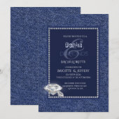 Einladung zu Denim und Diamanten (Vorne/Hinten)