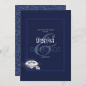 Einladung zu Denim und Diamanten (Vorne/Hinten)