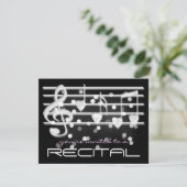 Einladung zu der "White Magazine"-Noten (Stehend Vorderseite)