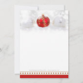 Einladung zu Dezember oder Weihnachts-Engagement (Rückseite)