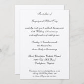 Einladung zu Diamanten und Platin (Vorne/Hinten)