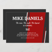 Einladung zu dunklen Farben (Vorne/Hinten)