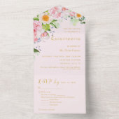 Einladung zu einem 3-fachen Event mit hellrosa UAW (Innen Boden)