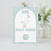 Einladung zu einem albernen Geburtstag (Stehend Vorderseite)