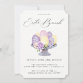 Einladung zu einem Aquareller Osterbrot (Vorderseite)