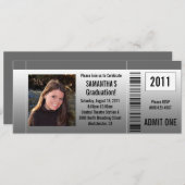 Einladung zu einem beliebigen Jahr bzw. Foto Gradu (Vorne/Hinten)