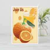 Einladung zu einem Cocktail-Party (Stehend Vorderseite)