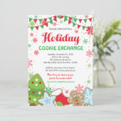 Einladung zu einem Cookie-Austausch / Cookie-Swap (Stehend Vorderseite)