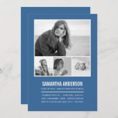 Einladung zu einem einfachen Timeline-Abschluss -  (Vorne/Hinten)