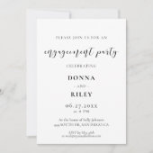 Einladung zu einem eleganten Design-Engagement (Vorderseite)