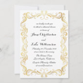 Einladung zu einem eleganten Drehbuch-Probe (Vorderseite)