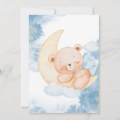 Einladung zu einem Empfang für unseren kleinen Bär (Rückseite)