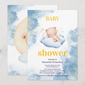 Einladung zu einem Empfang für unseren kleinen Bär (Vorne/Hinten)