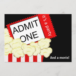 Einladung zu einem Film und Geburtstagsparty